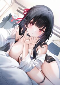 Rating: Questionable Score: 55 Tags: bottomless chisa dress_shirt garter no_bra open_shirt see_through selfie wuthering_waves yukineko1018 User: Anonymous