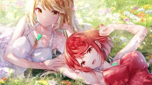 Rating: Safe Score: 4 Tags: dress hikari_(xenoblade_2) homura_(xenoblade_2) summer_dress ui_frara xenoblade_(series) xenoblade_2 User: himeno_nanako