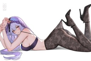 black_swan_(honkai:_star_rail) bra heels honkai:_star_rail pantyhose quilm3