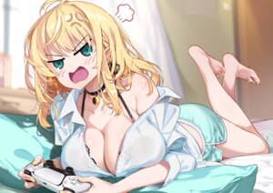 Rating: Questionable Score: 20 Tags: bra dress_shirt hong lingerie open_shirt see_through User: Anonymous