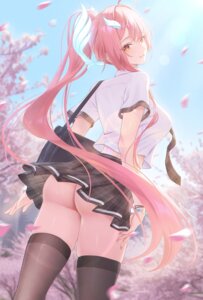 Rating: Questionable Score: 56 Tags: aemeath ass nopan raidriar_18 seifuku skirt_lift thighhighs wuthering_waves User: VigorousMMM