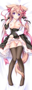 Rating: Questionable Score: 37 Tags: animal_ears breasts cameltoe dakimakura kitsune lump_of_sugar mito_mashiro moekibara_fumitake nipples no_bra open_shirt pantsu pantyhose see_through seifuku skirt_lift tail tayutama tayutama_2 User: k25c2yf