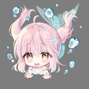 Rating: Questionable Score: 18 Tags: bikini_top chibi kasugai_koharu mermaid monster_girl swimsuits tail takashina_asahi transparent_png wet User: himeno_nanako