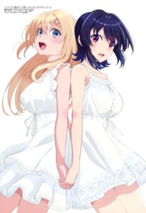 Rating: Safe Score: 40 Tags: amami_yuu asanagi_umi class_de_2-banme_ni_kawaii_onnanoko_to_tomodachi_ni_natta dress skirt_lift summer_dress takimoto_shouko User: drop