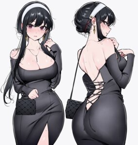 Rating: Questionable Score: 43 Tags: ass detexted dress no_bra qiandaiyiyu spy_x_family yor_briar User: lacepanties