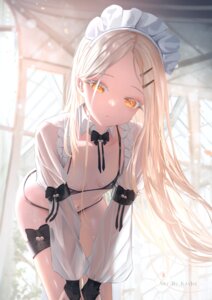 bikini gakuen_idolm@ster garter kayjae loli maid see_through shinosawa_hiro swimsuits the_idolm@ster