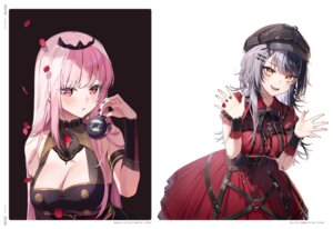 Rating: Questionable Score: 14 Tags: corset dress hololive hololive_english mori_calliope no_bra rosuuri see_through shiori_novella User: Anonymous