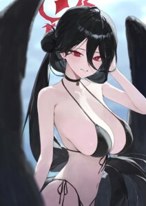 angel bikini blue_archive hanekawa_hasumi ki-16 swimsuits wings