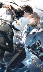 Rating: Safe Score: 9 Tags: luuk_herssen male rover_(male) watashi_wa_chibi wuthering_waves yaoi User: charunetra