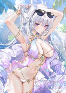 Rating: Questionable Score: 62 Tags: bikini cameltoe duet_night_abyss horns megane see_through swimsuits tail yukineko1018 User: Anonymous