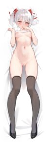 bottomless bra breasts dakimakura heels henzer loli nipples pussy thighhighs uncensored wet