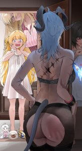 Rating: Questionable Score: 40 Tags: ass blood bra carlotta chibi cleavage female_rover fleurdelys horns nopan pajama pantyhose pdal_(pdalhhh) phoebe tail tattoo torn_clothes wuthering_waves zani User: Genex