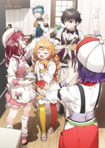 Rating: Safe Score: 17 Tags: kirara_tamako kusaka_shi nagisa_trout nanase_suzuna nijisanji sakayori_soma saotome_berry waitress User: himeno_nanako
