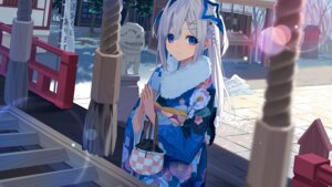 Rating: Safe Score: 24 Tags: amane_kanata angel hololive kimono motto_(night_wear) wallpaper wings User: Anonymous