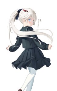 Rating: Safe Score: 24 Tags: horns na-ga pantyhose pointy_ears seifuku skirt_lift User: himeno_nanako