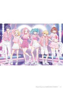 Rating: Safe Score: 11 Tags: hatsune_miku hechima heels kagamine_len kagamine_rin kaito megurine_luka meiko no_bra thighhighs uniform vocaloid User: himeno_nanako