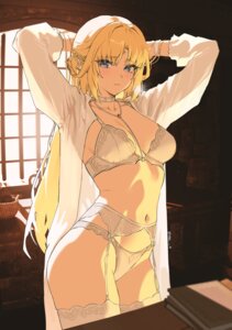 Rating: Questionable Score: 67 Tags: bra garter_belt genshin_impact lingerie nicole_reeyn nvl open_shirt pantsu pointy_ears see_through stockings thighhighs User: VigorousMMM