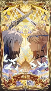 cartethyia galbrena gun pointy_ears sword tagme tattoo wuthering_waves