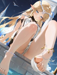 Rating: Questionable Score: 78 Tags: cartethyia no_bra pointy_ears radoremo skirt_lift tattoo wet wuthering_waves User: Arsy