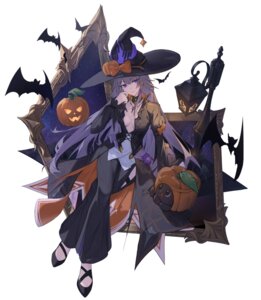 bakemonsou dress halloween herta honkai:_star_rail no_bra witch