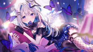 Rating: Safe Score: 37 Tags: amane_kanata angel fishnets garter hololive reekaruru see_through stockings thighhighs wings User: Anonymous