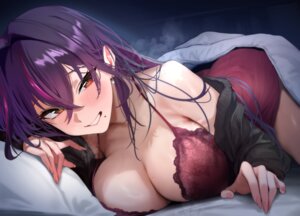 Rating: Questionable Score: 60 Tags: dokugai_chinami indie_virtual_youtuber lingerie sheets wet yuyu_(yuyuworks) User: VigorousMMM