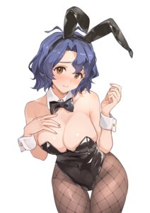 Rating: Questionable Score: 38 Tags: animal_ears b1ack bunny_ears bunny_girl fishnets no_bra pantyhose the_idolm@ster the_idolm@ster_million_live! toyokawa_fuuka User: saemonnokami