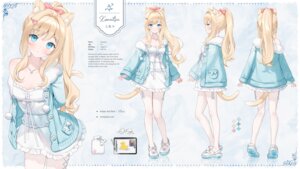Rating: Safe Score: 24 Tags: animal_ears character_design nami_(nyaa) nekomimi pantyhose profile_page tail User: pfeil