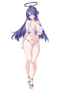 Rating: Questionable Score: 27 Tags: bikini blue_archive cameltoe halo hayase_yuuka merufena swimsuits User: Arsy