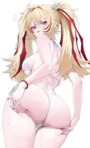 Rating: Questionable Score: 59 Tags: ass bikini claret_flint mochirong swimsuits thong wet zenless_zone_zero User: KenB