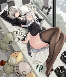 Rating: Questionable Score: 39 Tags: azur_lane crossover dress emil_(nier) enterprise_(azur_lane) little_enterprise_(azur_lane) manjuu_(azur_lane) nier nier_automata pod_(nier_automata) see_through skirt_lift thighhighs yorha_no.2_type_b zbfmkc User: Genex