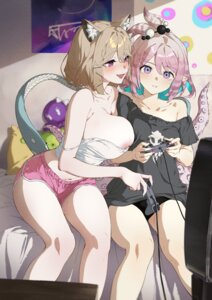 Rating: Explicit Score: 79 Tags: animal_ears arknights kirara_(arknights) nashidrop nipple_slip no_bra pajama pantsu pointy_ears shirt_lift tail tentacles utage_(arknights) yuri User: lacepanties Rating: Explicit Score: 79 Tags: animal_ears arknights kirara_(arknights) nashidrop nipple_slip no_bra pajama pantsu pointy_ears shirt_lift tail tentacles utage_(arknights) yuri User: lacepanties