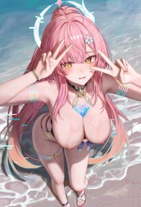 Rating: Questionable Score: 94 Tags: aemeath breasts garter nipples ruzhai swimsuits tattoo wet wuthering_waves User: lacepanties