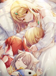 Rating: Safe Score: 17 Tags: animal_ears hikari_(xenoblade_2) kagiroi_(xenoblade_3) mio_(xenoblade_3) nekomimi no_bra sheets sweater ui_frara xenoblade_(series) xenoblade_2 xenoblade_3 User: himeno_nanako