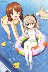 Rating: Questionable Score: 15 Tags: akizuki_ryou bikini girls_und_panzer loli nishizumi_miho shimada_arisu swimsuits wet User: drop