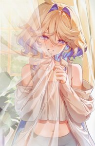 datsha furina genshin_impact heterochromia pajama