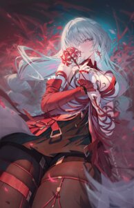 Rating: Questionable Score: 33 Tags: bandages cha_hou eyepatch garter no_bra pantyhose phrolova wuthering_waves User: whitespace1