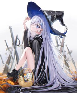 halloween heels heterochromia nekometaru shibou_yuugi_de_meshi_wo_kuu. sorimachi_yuuki witch