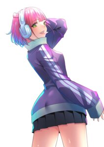 gym_uniform headphones sawaranaide_kotesashi-kun sayamagaoka_chiyo shinjou_takuya