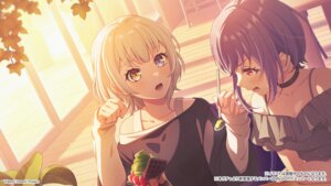 Rating: Safe Score: 15 Tags: bang_dream! bang_dream!_ave_mujica bang_dream!_it's_mygo!!!!! game_cg heterochromia kaname_raana tagme yuutenji_nyamu User: saemonnokami