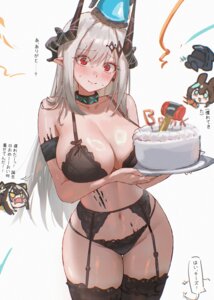 Rating: Questionable Score: 33 Tags: amiya_(arknights) animal_ears arknights bra bunny_ears c113oreo chibi doctor_(arknights) folinic_(arknights) garter_belt horns lingerie mudrock_(arknights) pantsu pointy_ears stockings tattoo thighhighs User: VigorousMMM