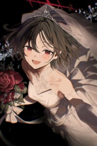 Rating: Safe Score: 40 Tags: blue_archive dress halo imashino_misaki no_bra wedding_dress yumeno_yume User: Aleax