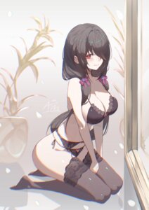 annasui_factory bra date_a_live garter_belt lingerie pantsu stockings string_panties thighhighs tokisaki_kurumi