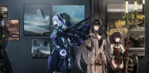 garter mecha_musume punishing:_gray_raven tagme thighhighs weapon