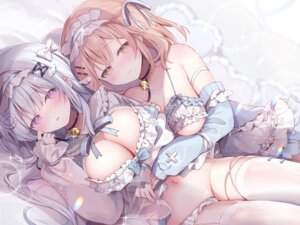 Rating: Questionable Score: 44 Tags: ameno_usari garter lingerie nopan pajama see_through thighhighs User: Anonymous