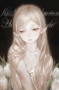 kizumonogatari monogatari_(series) oshino_shinobu pointy_ears solipsist