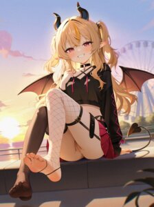 Rating: Explicit Score: 46 Tags: devil feet fishnets garter horns loli nopan pointy_ears pussy radoremo see_through skirt_lift stockings tail thighhighs uncensored wings User: Arsy