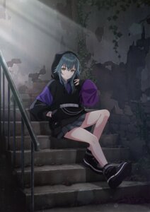 gakuen_idolm@ster skirt_lift tagme the_idolm@ster tsukimura_temari