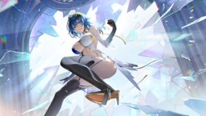 heels katya_klein no_bra snowbreak:_containment_zone stockings tagme thighhighs wallpaper