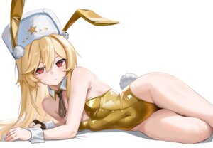 animal_ears bunny_ears bunny_girl girls_frontline loli m1895_(girls_frontline) no_bra shenqi_xiaohuang tail